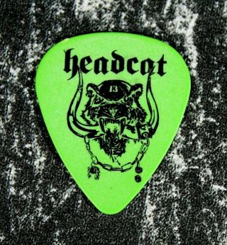 The Head Cat // David Vincent Tour Guitar Pick // Morbid Angel Motorhead Lemmy