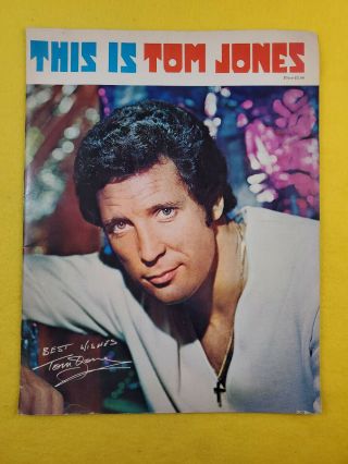 Tom Jones This Is Tom Jones 1970 Concert Program