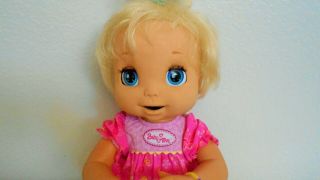 BABY ALIVE 2006/ SOFT FACE,  TALKS,  EATS,  POOPS.  CONDITION/ BLUE EYES/ 3