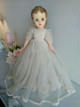 Madame Alexander Elise Vintage Bride Doll,  Tagged Dress,  Blonde Hair,