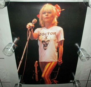 Blondie 1979 Holland Poster Near 24 " X 33 " Doctor X Debbie Harry
