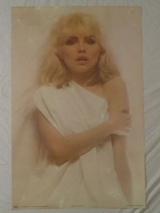 Blondie 1978 Poster Pace Scotland Debbie Harry In Sheets