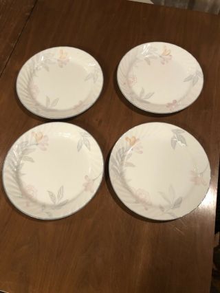 Corning Corelle Pink Trio Dinner Plates Set Of 4 Discontinued Pattern