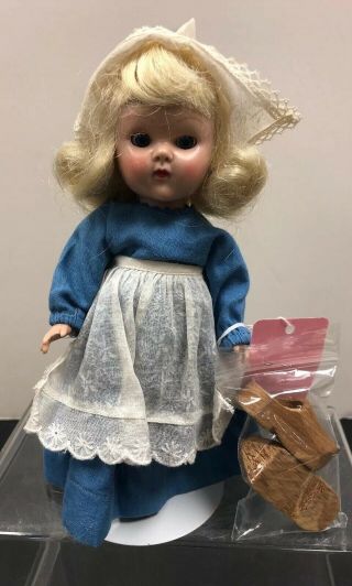 7” Vintage Antique Vogue Ginny Doll 1954 6051 Playtime Holland Plslw Ac
