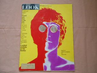Vintage Magazines January 9 1968 The Beatles On Cover Look With Fold Out