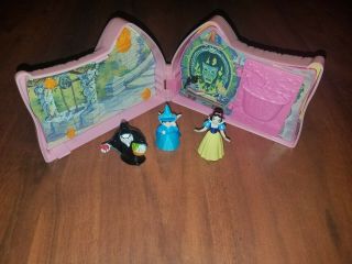 1993 Disney Snow White The Seven Dwarfs Once Upon A Time Cottage Set W/figures