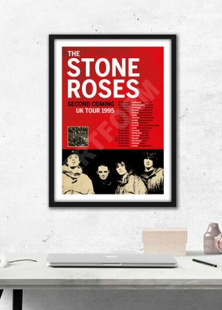 STONE ROSES Second Coming REIMAGINED Tour Poster A3 size. 2