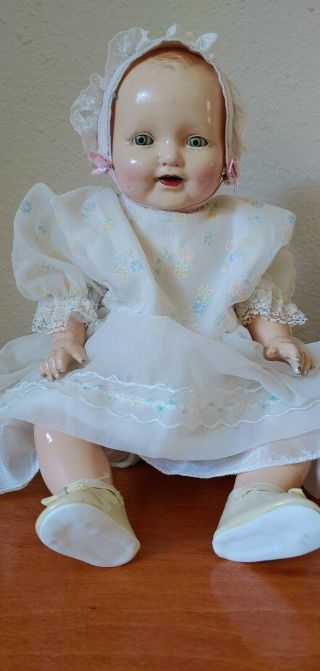 Antique Petite American Character Doll Happytot,  Composition 18 Inch