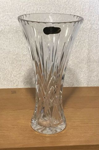 Crystal Vase Made In Poland By Tulia 10 " And Vase Gift