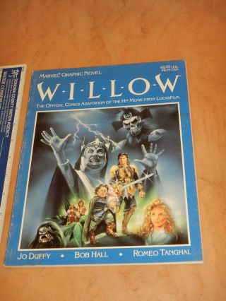 1988 Willow Marvel Graphic Novel,  1st Print,  Unread,