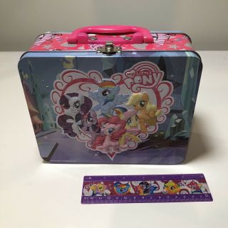 My Little Pony Tin Lunch Box With Ruler