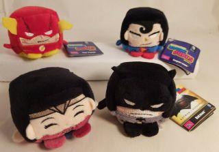 4 Kawaii Cubes Dc Comics Superman Batman Vs.  Superman Flash Wonder Woman W/tags