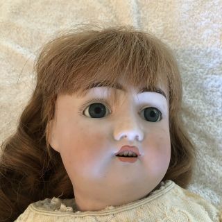 Antique Recknagel ? German Bisque Head Doll - Jointed Body 25”