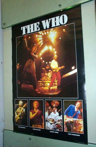 The Who Stage Vintage 1980 Collage Poster