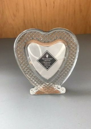 Waterford Crystal Heart Shaped Picture Frame
