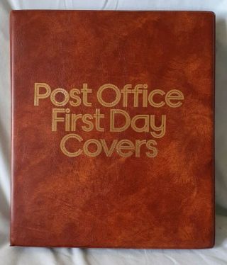 Post Office First Day Cover Album With 70,  1980 