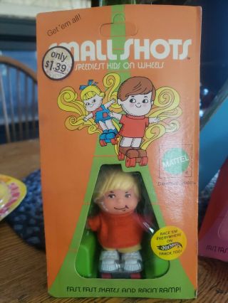 1970 Mattel Hot Wheels Small Shots Dareful Dexter Doll Toy Nrfp