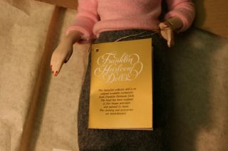The Franklin Marilyn Monroe Sweater Girl Porcelain Doll - Never Displayed 2