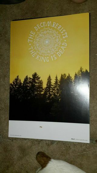The - Decemberists - The - King - Is - Dead - 1 Poster - 2 Sided - 12x18inches - Nmint