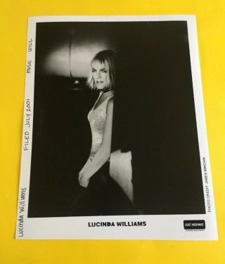 Lucinda Williams Press Photo 8x10”,  Lost Highway,  See Info.