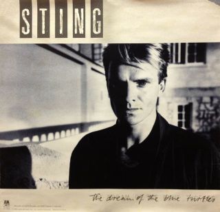 The Police Sting 1985 The Dream Of The Blue Turtles Promo Poster