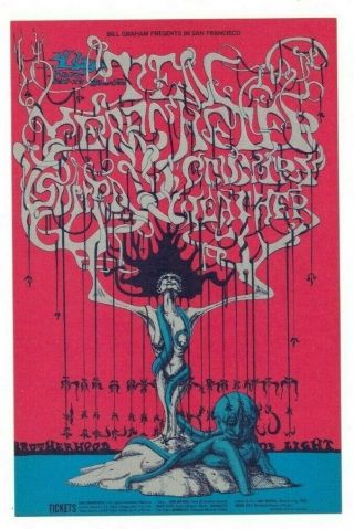 Ten Years After Country Weather Fillmore West Bill Graham Postcard Bg - 145 N/m B6