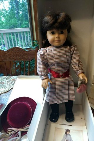 American Girl Doll Samantha Pleasant Company With Box & Sailor Outfit