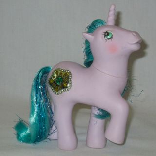 1987 Vintage G1 My Little Pony Princess Sparkle Mlp Unicorn Pony