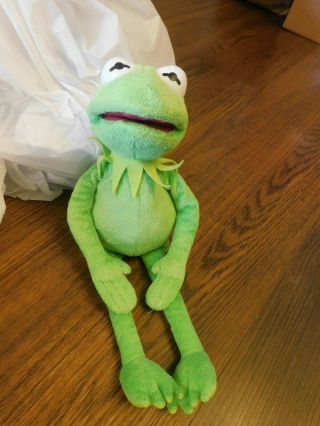 Disney Muppets 16 " Ty Beanie 2013 Kermit The Frog Plush So Fun Toy Doll Figure