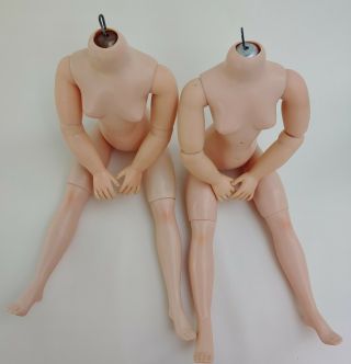 2 Vintage Madame Alexander Cissy Doll Bodies For Tlc Or Parts Good Arms