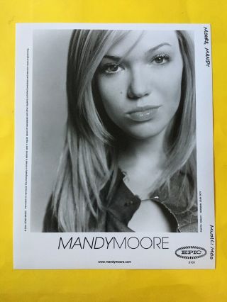 Mandy Moore Press Photo 8x10”,  Sony 50/50 1999.  See Info. 2