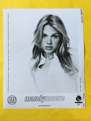 Mandy Moore Press Photo 8x10”,  Sony 50/50 1999.  See Info. 3