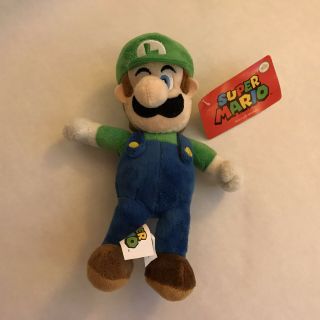 Luigi Mario Brother Plush Stuffed Doll Kids Gift Toy Boys Girls