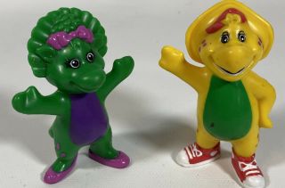 Vintage Barney & Friend Bj Baby Bop Figure 3” Pvc Doll Toy Lyons Group 1995 - 6