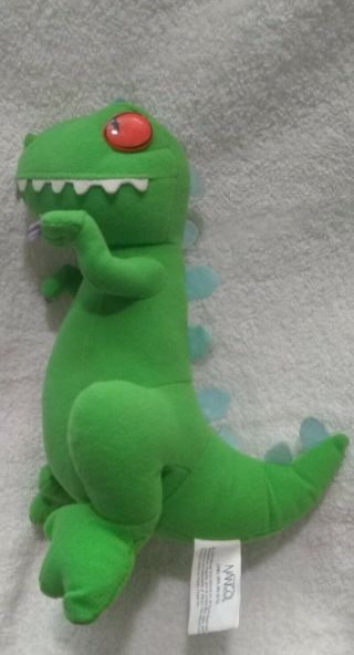 9 " Nanco Nickelodeon Rugrats Stuffed Reptar Green Dinosaur Plush