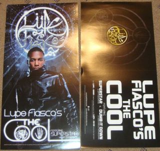 Lupe Fiasco The Cool Album 12x24 Music Promo Poster Cd Double - Sided