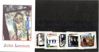 Havering Private Presentation Pack 2007 Beatles Stamps - Only 100 Produced