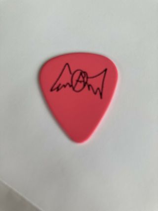 Aerosmith Joe Perry 1997 Nine Lives Tour Guitar Pick Pink