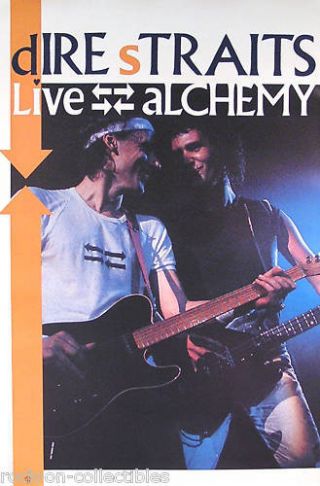Dire Straits 1984 Alchemy (live) Promo Poster