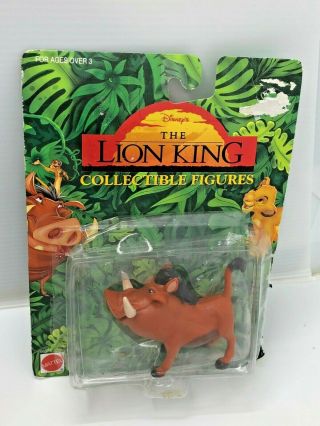 Vintage Mattel Disney The Lion King Collectible Pumba Pvc Figure 1994 [10]