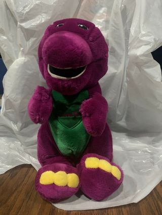 " Barney " Singing I Love You 10 " Plush Talking Stuffed Dinosaur Animal