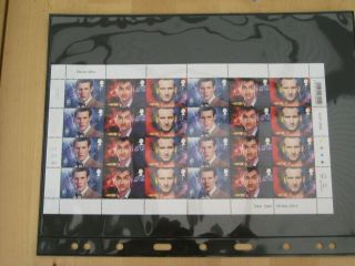 2013 Full Sheet Of 24 Doctor Who Sheet 1 Traffic Light & Cylinder Dr Who