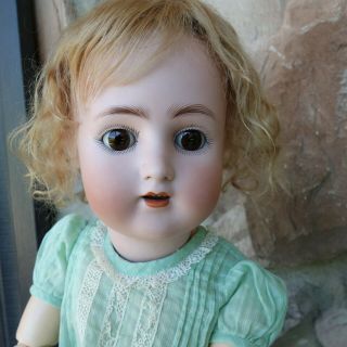 Antique German Bisque Doll 24 " Alt Beck Gottschalck ? Sleep Eye Walker 1362