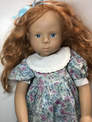 18” Gotz Limited Dolls Fanouche By Sylvia Natterer Redhead Little Girl W/ Box