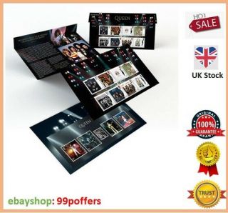 Gb Uk 2020 Queen Stamp Presentation Pack Mnh Freddie Mercury - Set/ms - 13 Stamps