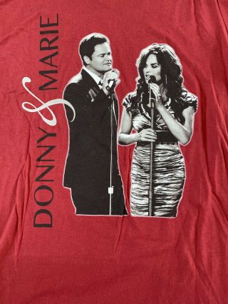 Donny And Marie Osmond Tee Shirt XL Without Tag 2