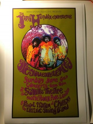 Jimi Hendrix Experience Saville Theatre 1967 Comemorative Edition Karl Ferris