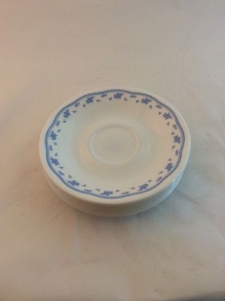 (corelle Morning Blue) 6 - 1/8 " Saucers Set Of 8,  Replacement Small Plates Blue