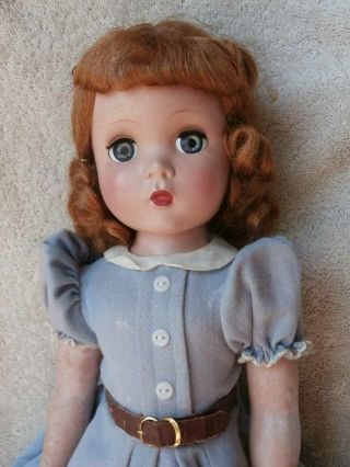 Vintage Madame Alexander Doll 17 " Hp Maggie Pretty Face