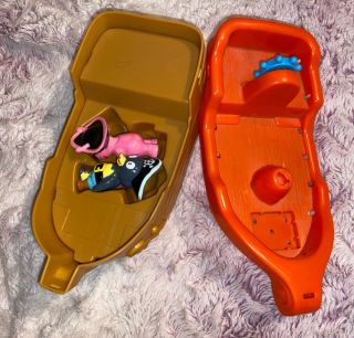 The Backyardigans Pirate Ship Boat Tub Toy Pablo Uniqua And 2 Figures